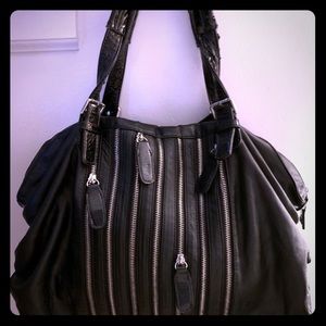 Black shoulder bag